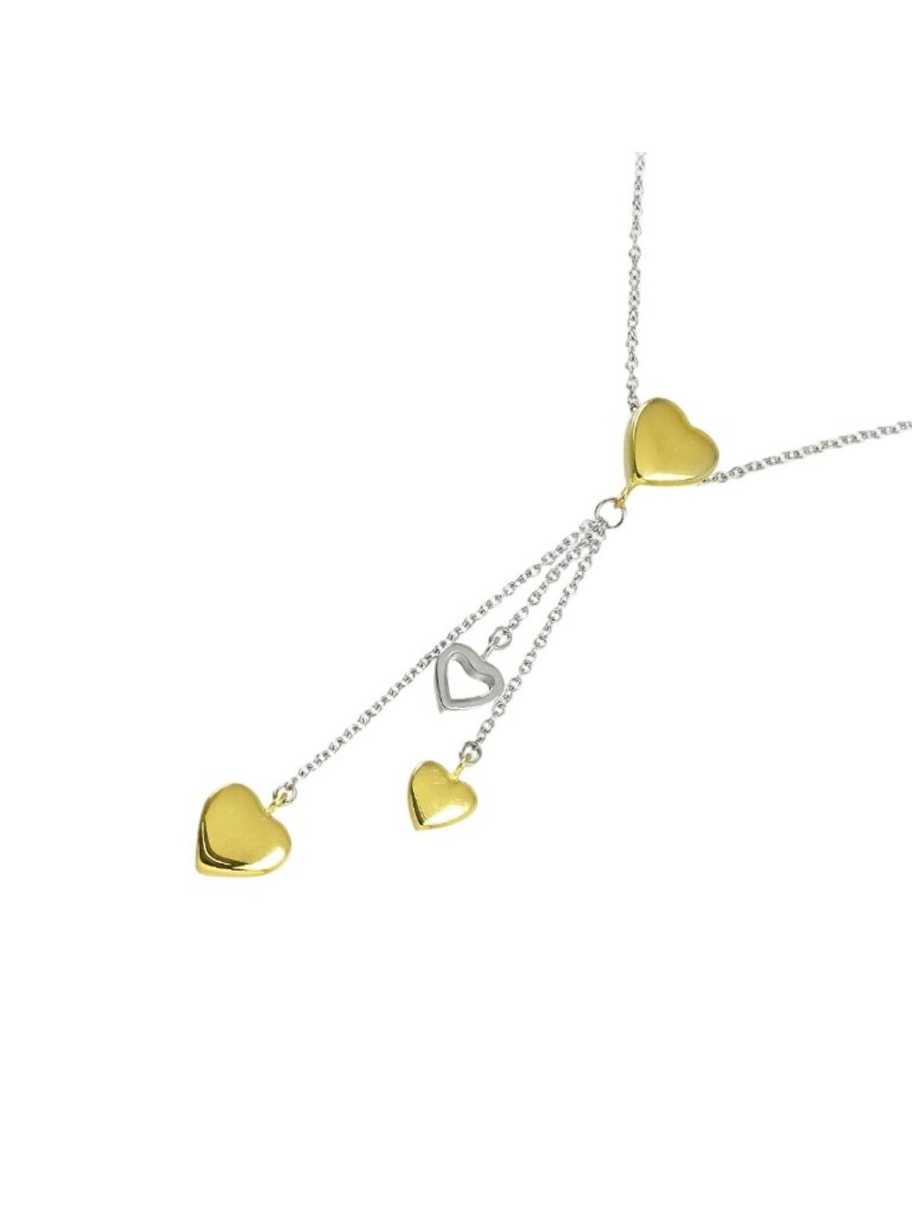 Tiffany & Co by the Yard Diamond Necklace 40 18k Yellow Gold WG White